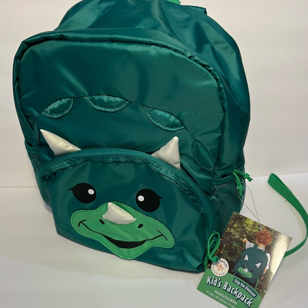 NWT Firefly Chip The Dinosaur Kid’s Backpack Green 15 Liter